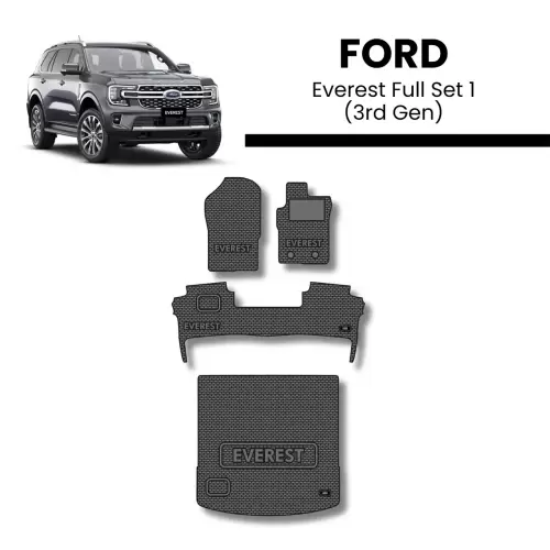 Ford Everest Floor Mats for Sale in Kenya - Premium Grade for 3rd Generation