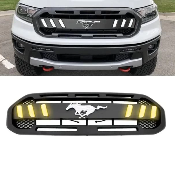 Ford Ranger XLT T8 LED Light Up Grille with Mustang Logo For Sale in Kenya (2018-2022)