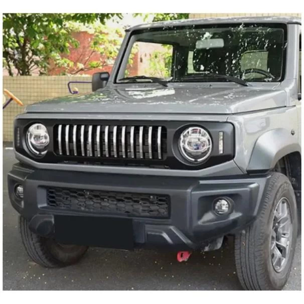 Suzuki Jimny Replacement Grille With Chrome Stripes & Side LED For in Kenya (2019-2026)