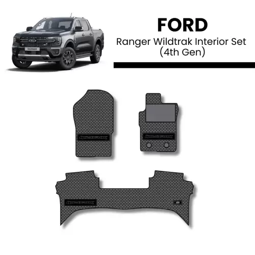 Ford Ranger Wildtrak Floor Mats - Premium Quality (2022-Present)