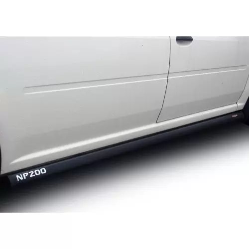 Nissan NP200  Black Coated Stainless Steel Side Steps For Sale in Kenya (2014–2026) 