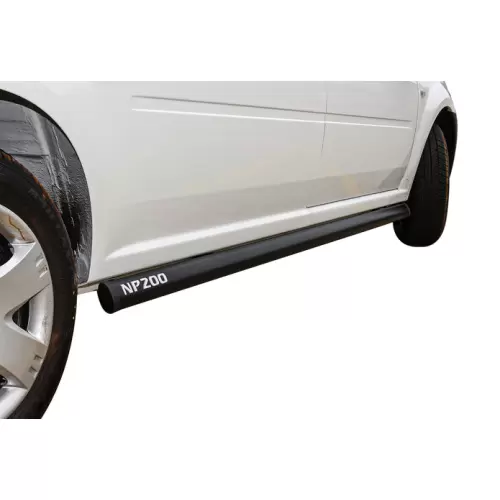 Nissan NP200  Black Coated Stainless Steel Side Steps For Sale in Kenya (2014–2026) 