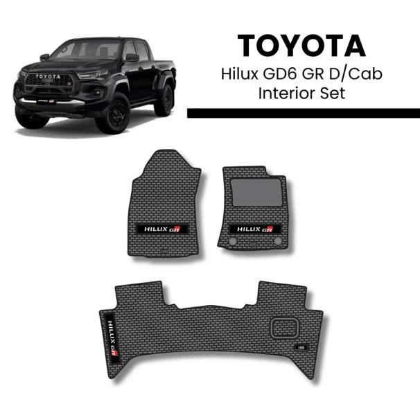 Toyota Hilux GR Floor Mats for Sale in Kenya - High Quality Complete Set