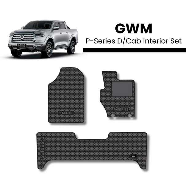 GWM P-Series Double Cab Floor Mats for Sale in Kenya-Premium Quality Full Set