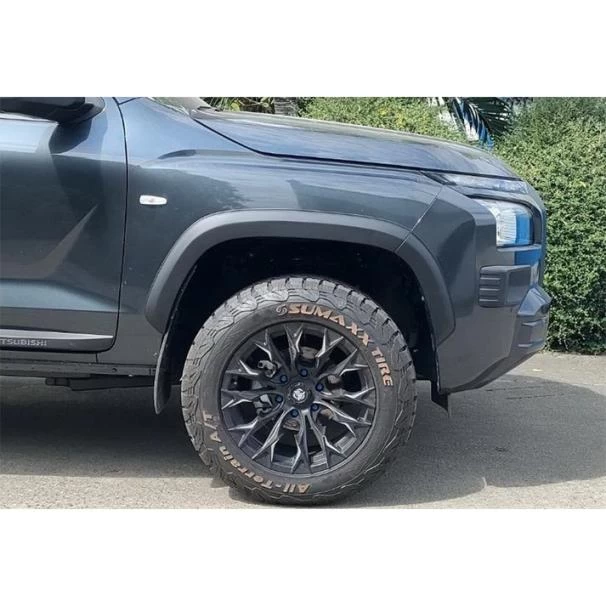 Mitsubishi Triton Matte Black Slimline Fender Flares Set in Kenya (2024–2026)