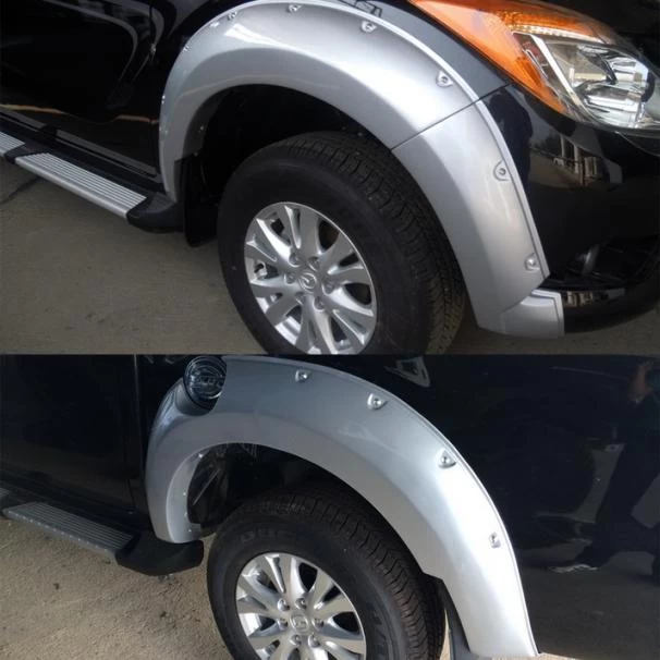 Mazda BT-50 V2 Orange Peel Matte Black Fender Flares For Sale in Kenya (2012–2019)