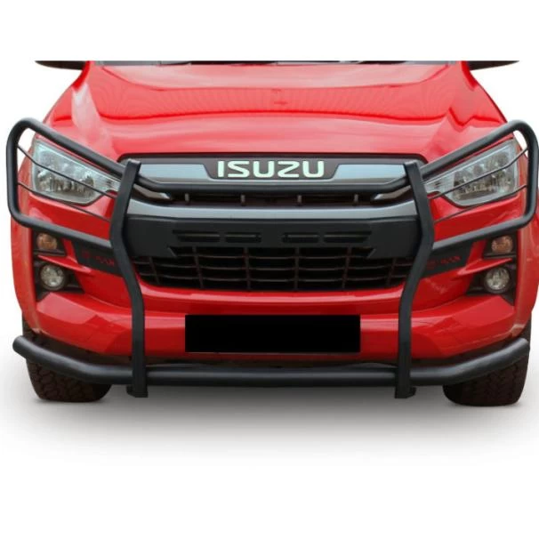 Isuzu D-Max Gen 7 Black Stainless Steel Full Face Bull Bar For Sale in Kenya (2022–2026)