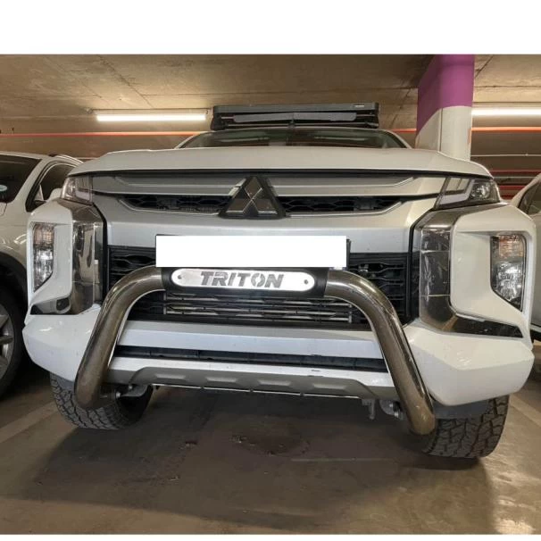 Mitsubishi Triton Chrome Stainless Steel Nudge Bar For Sale in Kenya (2024–2026) - PDC Friendly