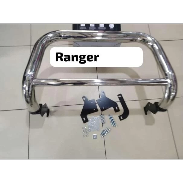 Ford Ranger T6 Chrome Stainless Steel Nudge Bar For Sale in Kenya (2012–2015)