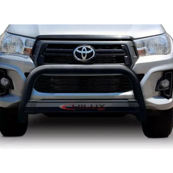 Toyota Hilux GD6 Black Stainless Steel Nudge Bar For Sale in Kenya (2016–2020)