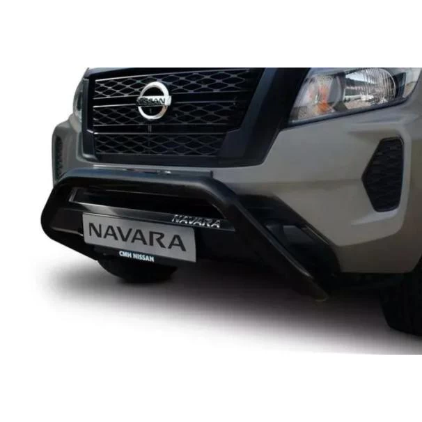 Nissan Navara Black Stainless Steel Nudge Bar in Kenya (2021–2026)