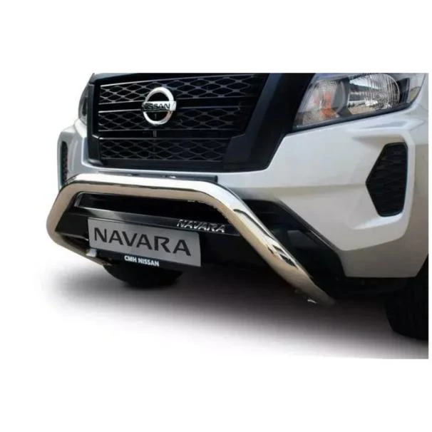 Nissan Navara Polished Stainless Steel Nudge Bar For Sale in Kenya (2021–2026)