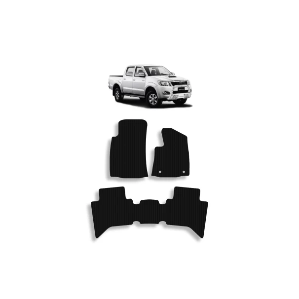 Toyota Hilux GD6 Double Cab Floor Mats in Kenya - Premium Grade (2015-Present)