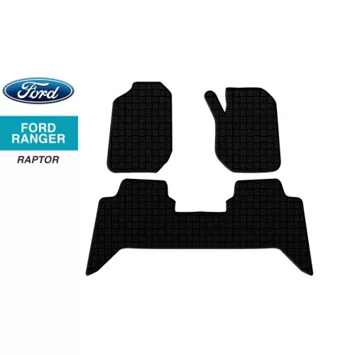 Ford Ranger Raptor Floor Mats - Premium Grade (2019-2021)