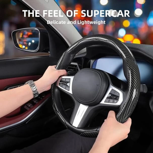 Universal Carbon Look Stering Wheel Cover For Sale in Kenya