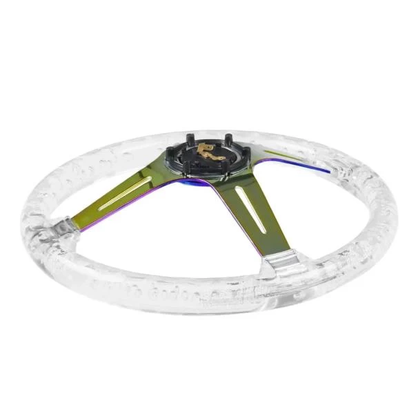 Universal Clear Acrylic JDM Drift Style Racing Steering Wheel For Sale in Kenya