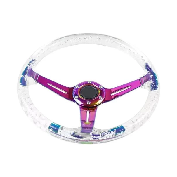 Universal Clear Acrylic JDM Drift Style Racing Steering Wheel For Sale in Kenya