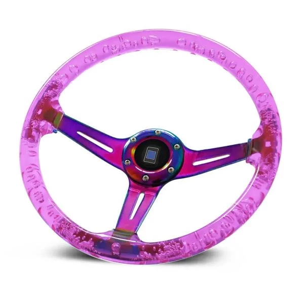 Universal Purple Acrylic JDM Drift Style Racing Steering Wheel For Sale in Kenya