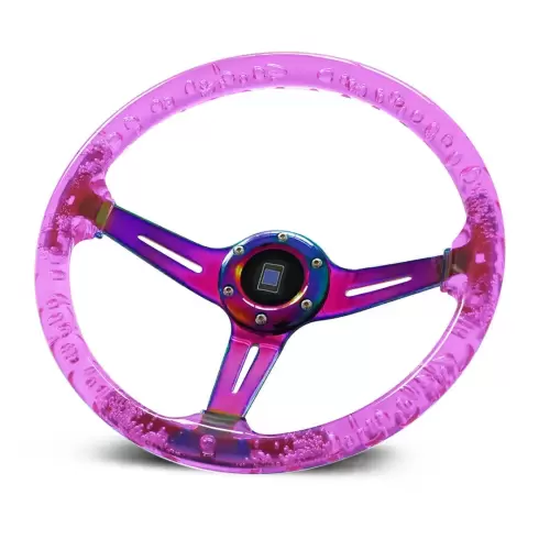 Universal Purple Acrylic JDM Drift Style Racing Steering Wheel For Sale in Kenya