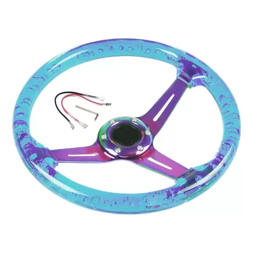 Universal Purple Acrylic JDM Drift Style Racing Steering Wheel For Sale in Kenya