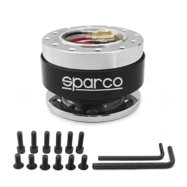 Sparco Quick Release Steering Wheel Hub Kit (Black) For Sale in Kenya