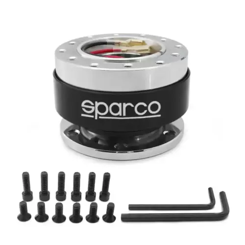 Sparco Quick Release Steering Wheel Hub Kit (Black) For Sale in Kenya