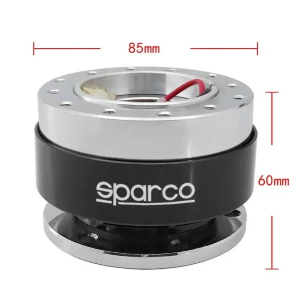 Sparco Quick Release Steering Wheel Hub Kit (Black) For Sale in Kenya