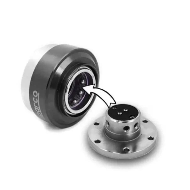 Sparco Quick Release Steering Wheel Hub Kit (Black) For Sale in Kenya