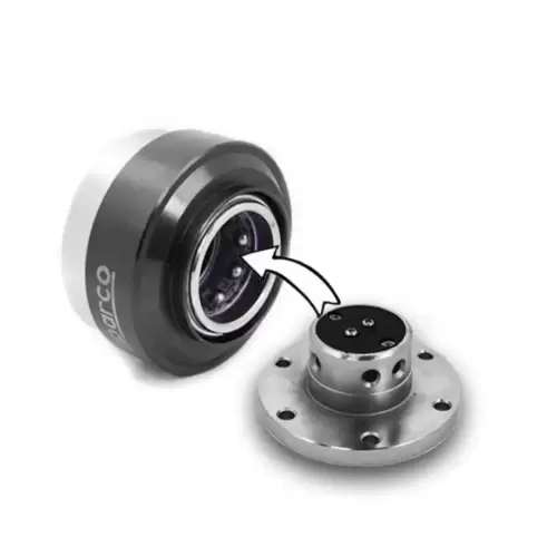 Sparco Quick Release Steering Wheel Hub Kit (Black) For Sale in Kenya