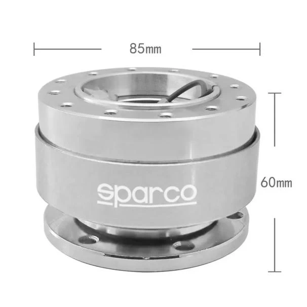Sparco Quick Release Steering Wheel Hub Kit (Silver) For Sale in Kenya