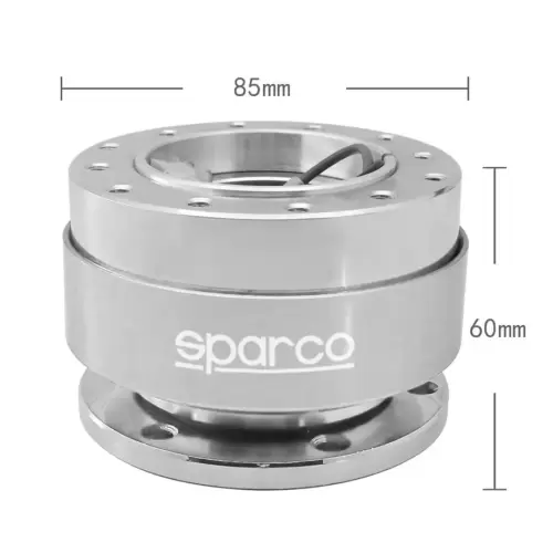 Sparco Quick Release Steering Wheel Hub Kit (Silver) For Sale in Kenya