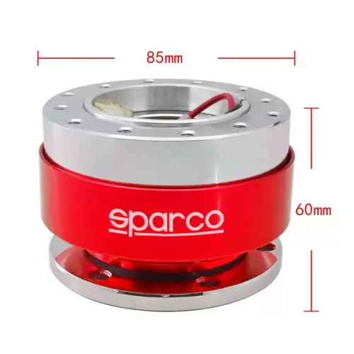 Sparco Quick Release Steering Wheel Hub Kit (Red) For Sale in Kenya 