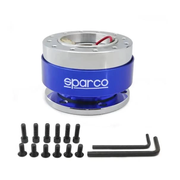Sparco Quick Release Steering Wheel Hub Kit (Blue) For Sale in Kenya