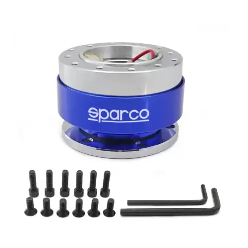 Sparco Quick Release Steering Wheel Hub Kit (Blue) For Sale in Kenya