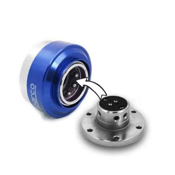Sparco Quick Release Steering Wheel Hub Kit (Blue) For Sale in Kenya