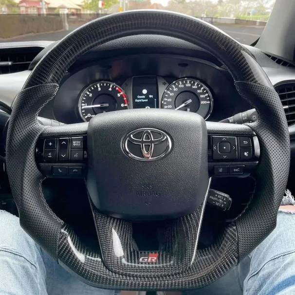 Toyota Hilux / Fortuner Genuine Carbon Fibre GR Sport Style Steering Wheel For Sale in Kenya