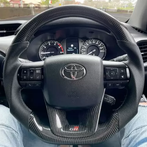 Toyota Hilux / Fortuner Genuine Carbon Fibre GR Sport Style Steering Wheel For Sale in Kenya