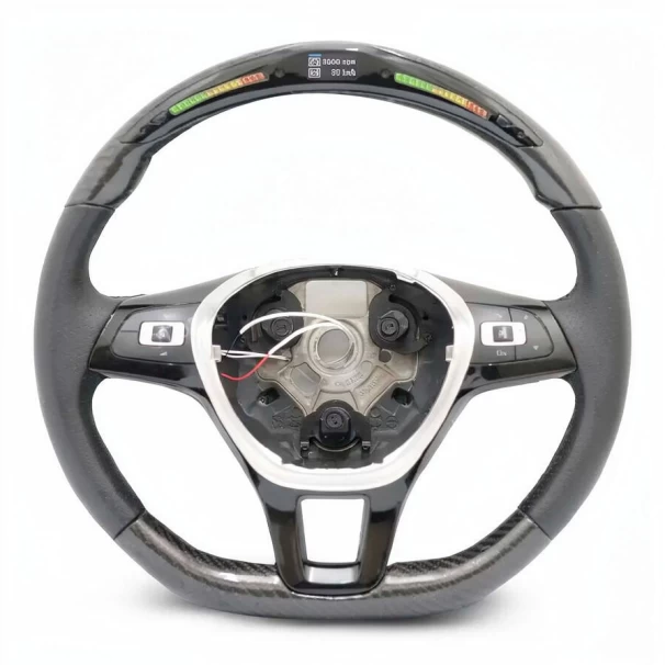 Volkswagen Polo Carbon Fiber Steering Wheel With LED Light For Sale in Kenya