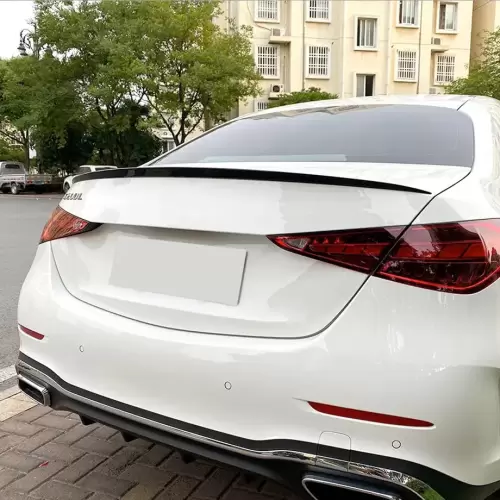 Mercedes-Benz C-Class  W206 Gloss Black Slim Boot Spoiler (2021–2026)