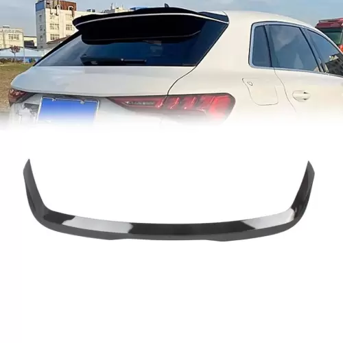 Audi A3 8Y Gloss Black Maxton Style Roof Spoiler Extension