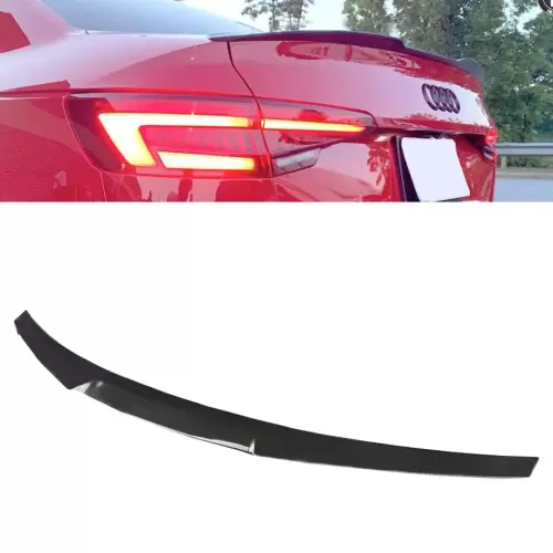 Audi A4 B9 M4 Style Gloss Black Boot Spoiler (2017–2020)