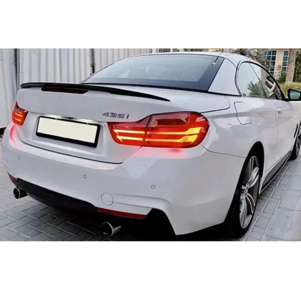 BMW 4-Series Convertible Performance Style Gloss Black Boot Spoiler