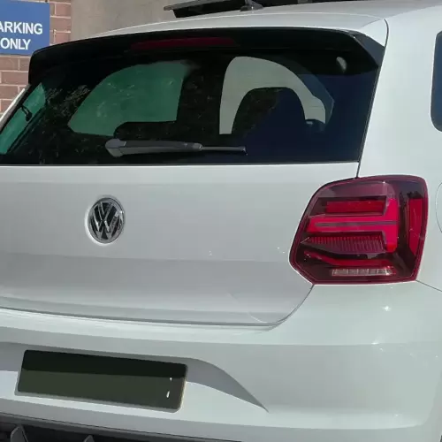 VW Polo 6C GTI Style Gloss Black Roof Spoiler 