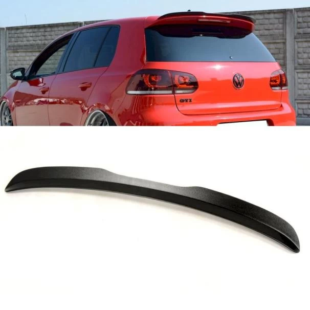 VW Golf 6 GTI / R Maxton Style Gloss Black Roof Spoiler Extension For Sale in Kenya (2009–2013)