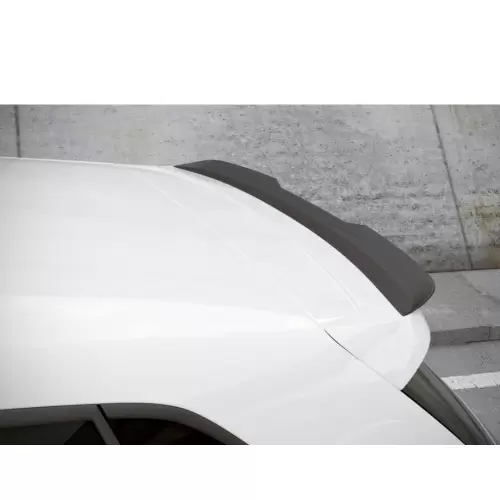 VW Polo 6 Maxton Style Gloss Black Roof Spoiler Extension