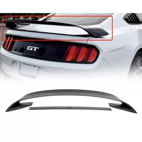 Ford Mustang GT350R Style Gloss Black Boot Spoiler (2016–2026)