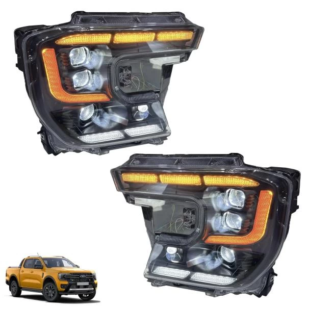 Ford Ranger Quad-Projector DRL LED Upgrade Headlights For Sale in Kenya (2022–2026)