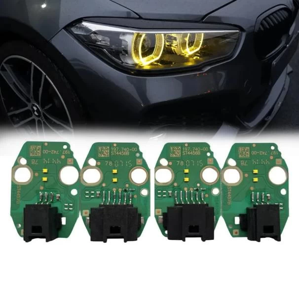 BMW 1 Series F20 LCI Lemon Yellow DRL LED Headlight Modules (2015–2019)
