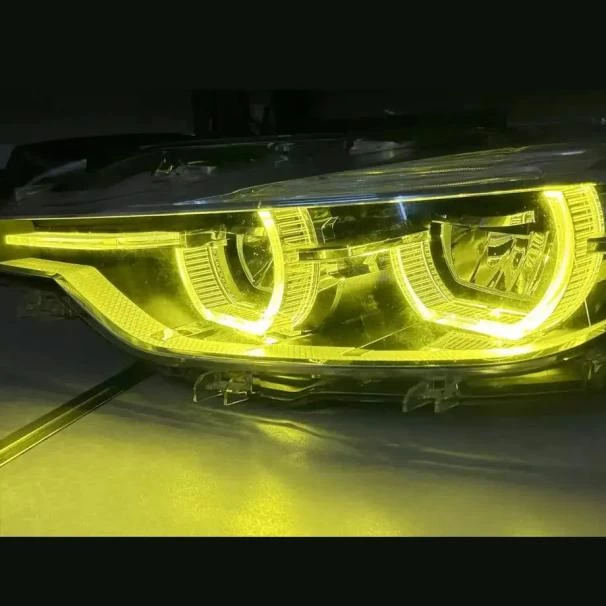 BMW F30 LCI Lemon Yellow DRL LED Headlight Modules