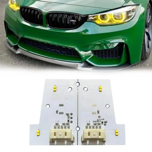BMW M3 F80 / M4 F82 Lemon Yellow DRL LED Headlight Modules  For Sale in Kenya (2018–2020) - Non-Adaptive